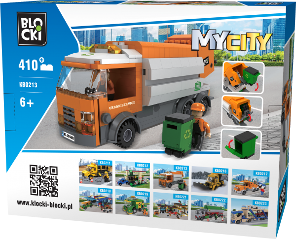 Blocki MyCity Müllauto Modell KB0213