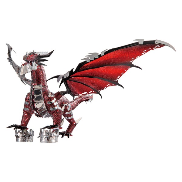 Piececool 3D Metallpuzzle The Black Dragon Modell Nr. HP119-KRS