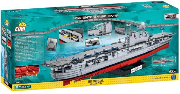 Cobi Schlachtschiff USS Enterprise Modell Nr. 4815