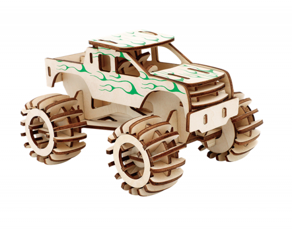 3D Holzpuzzle Monster Truck Modell Nr. HG-B022